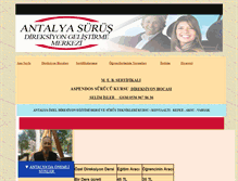 Tablet Screenshot of antalyadireksiyondersi.net